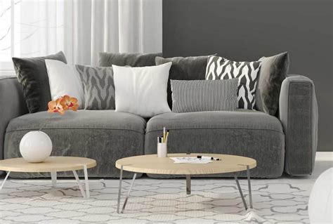 Dark Grey Sofa What Colour Cushions Baci Living Room