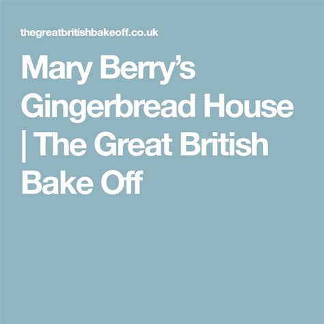 But what we think of as christmas pudding, is not what it was originally like! Mary Berry's Gingerbread House | Recipe in 2020 | Mary berry, Great british bake off, British ...