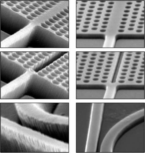 Structures Fabricated With Deep Uv Lithography Left With Deep
