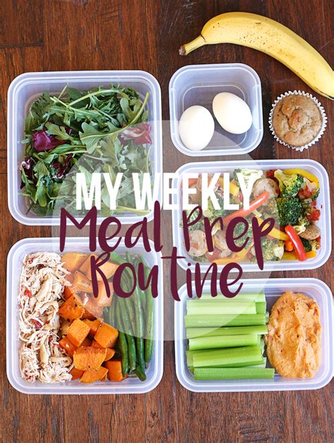 My Weekly Meal Prep Routine Eat Yourself Skinny