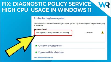 Fix Diagnostic Policy Service High CPU Usage In Windows 11 YouTube