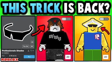 The 79 Robux Clockwork Shades Trick Is Back Roblox Gà Chọi Netvn