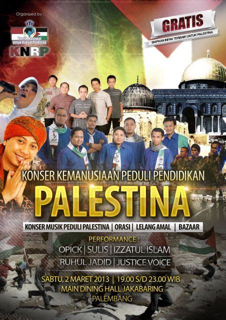 Konser Kemanusiaan Peduli Pendidikan Palestina