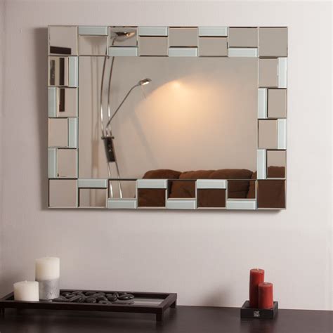 Varick Gallery Logan Modern Wall Mirror And Reviews Wayfair