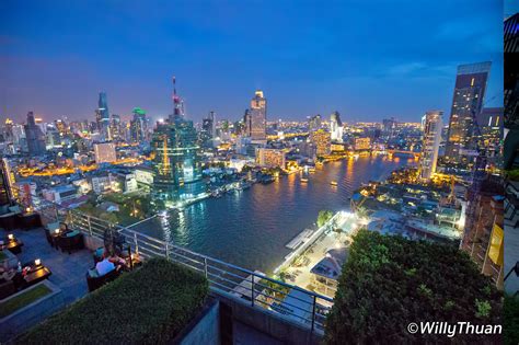 Mahanakhon bangkok skybar lies on the 76th and 77th floors of the king power mahanakhon building | courtesy of. ThreeSixty Rooftop Bar at Millennium Hilton - Bangkok ...