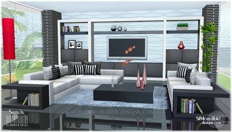 My Sims 3 Blog Suavis Living Set By Simcredible Designs