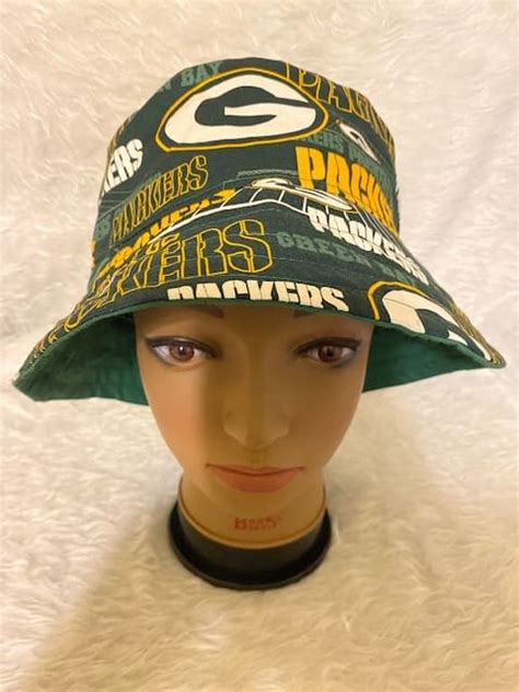 Green Bay Packers Reversible Bucket Hat Bucket Hats Tierra J