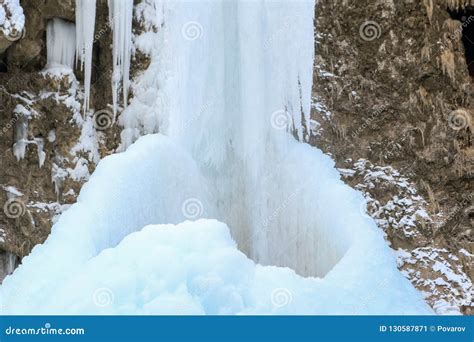 Frozen Waterfalls In The North Caucasus Karachay Cherkess Republic