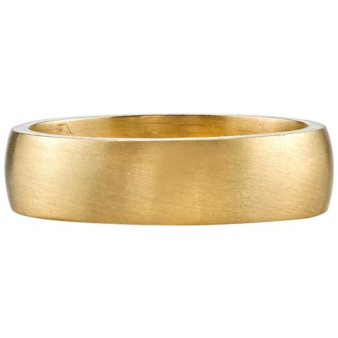 Handcrafted 6mm Joseph Band In 18k Gold By Single Stone For Sale At 1stdibs Handcrafted