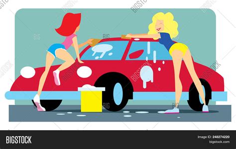 car wash girl sexy image and photo free trial bigstock