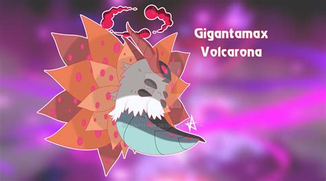 [fake] Gigantamax Volcarona By Santithur On Deviantart Pokemon Pokemon Fusion Art Hd Anime