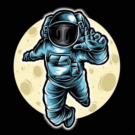 Astronaut Vector In 2021 Astronaut Illustration Astronaut Art Space Art