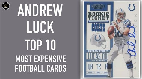 The statistic shows a ranking of football/soccer teams according to their value as calculated by forbes. Andrew Luck: Top 10 Most Expensive Football Cards Sold on Ebay (June - August 2019) - YouTube