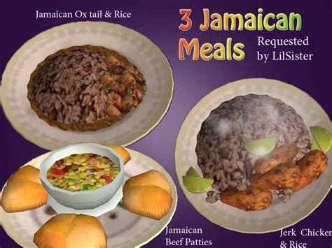 Af Requests 3 3 Jamaican Meals Ox Tail Jerk Chicken And Beef