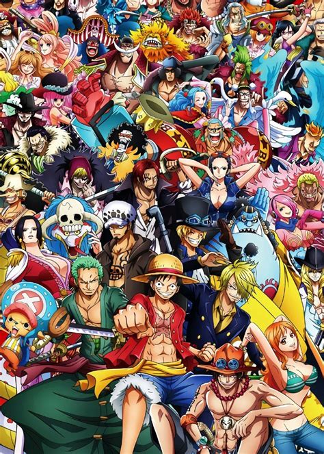 One Piece Poster Print By Onepiecetreasure Displate Tatuaggio