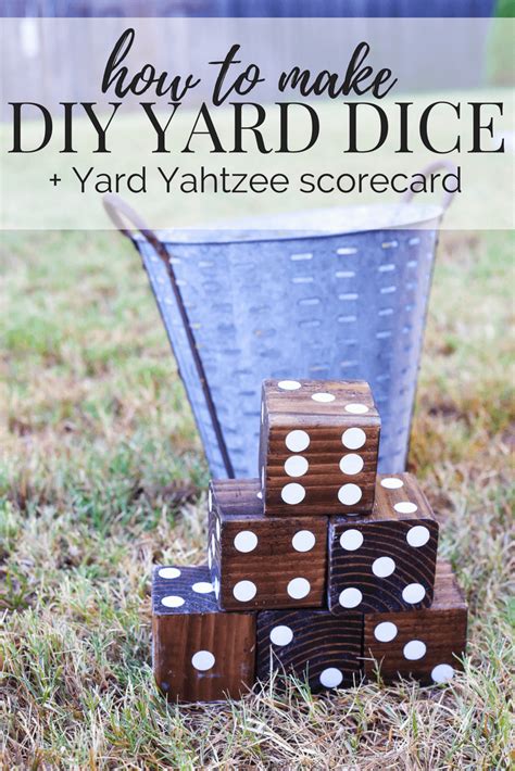 How To Make Yard Dice And Some Yard Dice Game Ideas