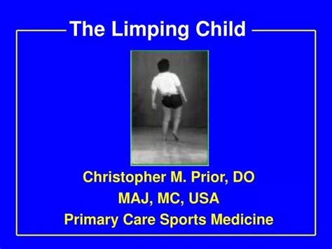 Ppt The Limping Child Powerpoint Presentation Free Download Id6258497