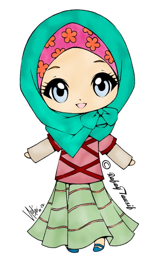 25 Gambar Kartun Hijab Png Galeri Animasi