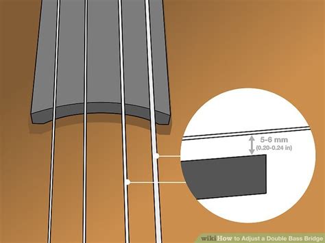 How To Adjust A Double Bass Bridge 13 Steps With Pictures