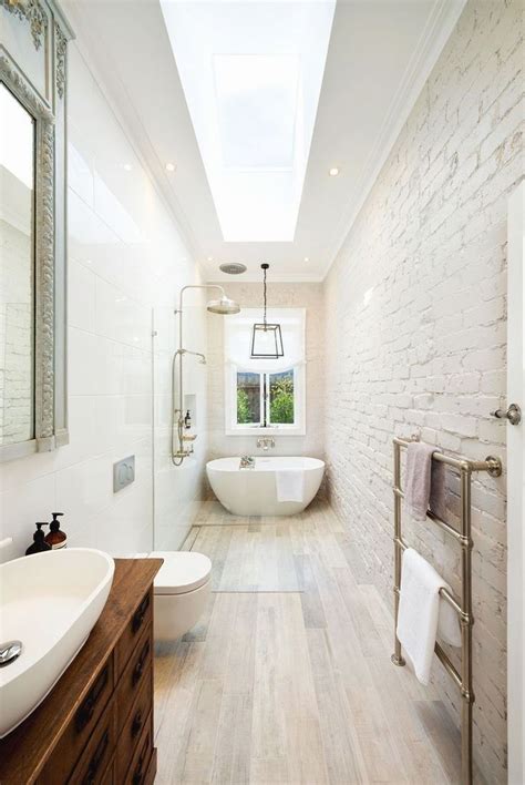 30 Modern Bathroom Remodel Designs Ideas Narrow Bathroom Designs