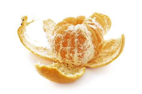 Peeled Tangerine Stock Photo Image Of Tangerine Indoor 27601686