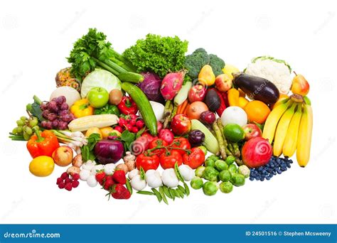 Fruit And Vegetables Royalty Free Stock Image Image 24501516