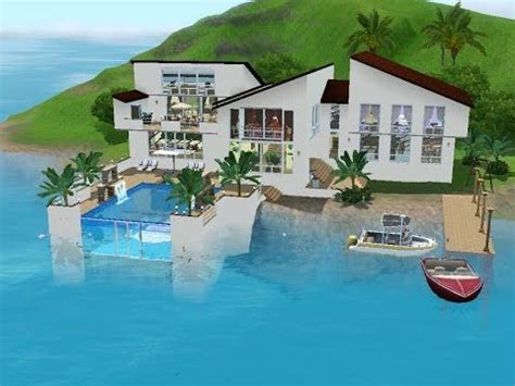 The Sims 3 how to build a above ground pool with windows trick