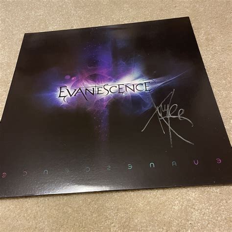 Rare Amy Lee Evanescence Self Titled Vinyl Album Signed Autographed Ebay