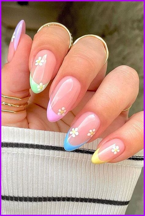 Best Summer Nails 2021 To Rock Your Look Pretty Pastel Flower Nails Nails Gel Nails