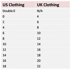 En Dehors De L 39 Europe Modèle Uk To Us Dress Size Chart Shirt