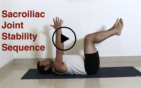 Sacroiliac Joint Sequence Applied Yoga Integration