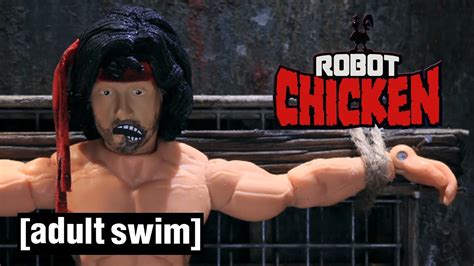 3 Rambo Moments Robot Chicken Adult Swim Youtube