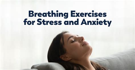 Breathing Exercises To Help With Stress And Anxiety Health News