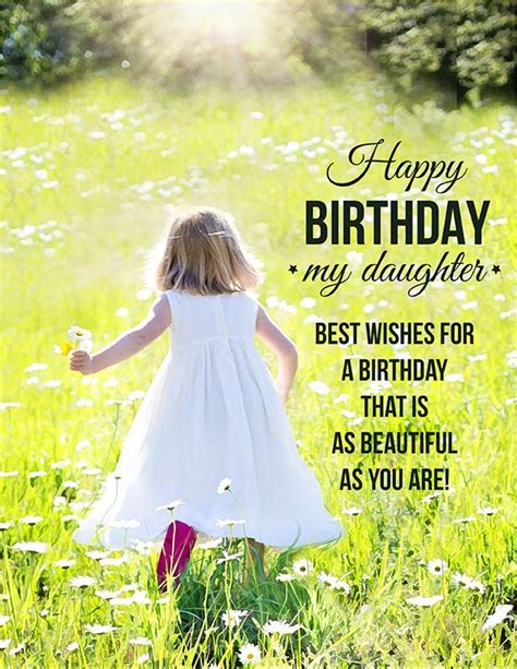Inspirational Happy Birthday Wishes To My Beautiful Daughter Quotes