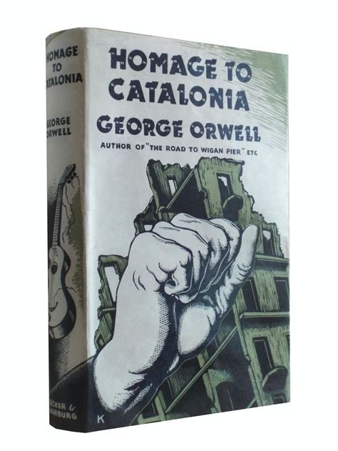 First Edition Of Homage To Catalonia By George Orwell 1938 Rare