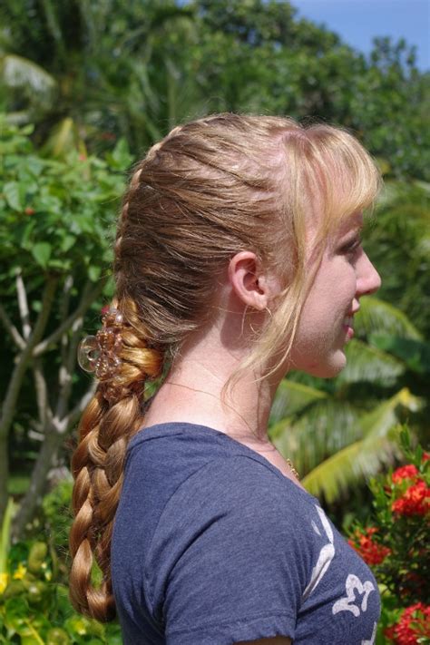 Jun 14, 2017 · learn how to french braid your hair in five easy steps with tips from a top hairstylist. Braids & Hairstyles for Super Long Hair: Four-strand French braid~ my look for today