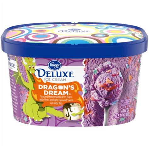 Kroger Deluxe Dragons Dream Ice Cream Tub 48 Oz King Soopers