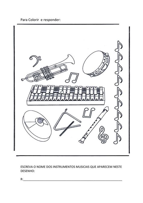Atividades De Arte Sobre Música Com Gabarito 7 Ano