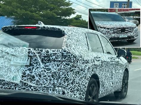 Spied 2023 Honda Cr V Spotted Testing In Thailand Cars Of Malaysia