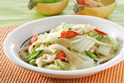 3 sendok makan minyak jagung. Resep Sawi Vegetarian : Pin di Tumis toge