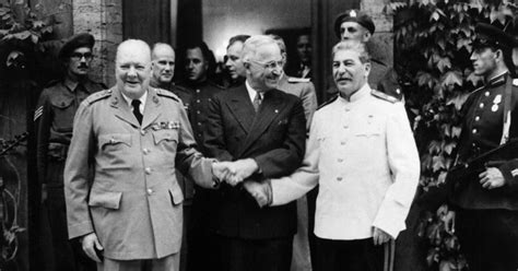 Stalin Harry Truman And Winston Churchill 1945 Photos A Look Back At Notorious Soviet