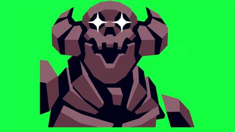 Helltaker Animated Glorious Success Green Screen Source