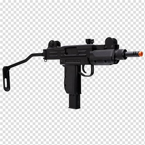 Gun Transparent Uzi Use This Uzi Submachine Gun Grey Silhouette Svg