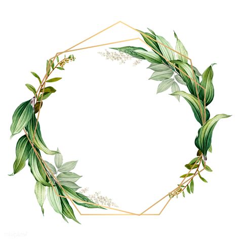 Are you searching for leaves border png images or vector? Botanical themed design space | Royalty free transparent ...