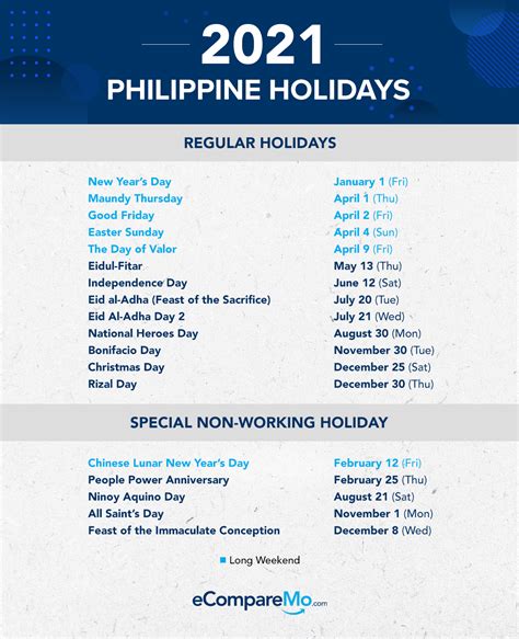 *dog days (7/3 to 8/11) link. Philippine Holidays 2021 | Holidays Coming Up 2021
