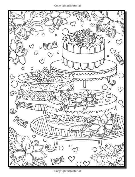 Pin On Cupcakes Cakes Coloring Pages For Adults