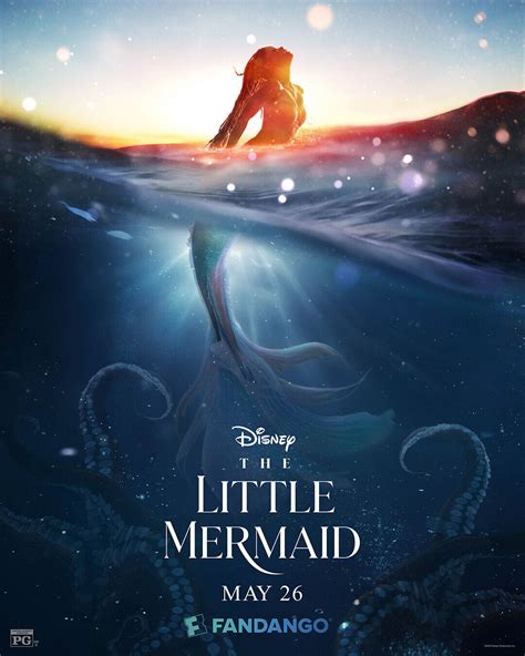 The Little Mermaid 2023 Movies Film Poster Wall Art Full Size 3 Ebay