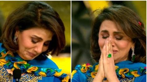neetu kapoor tears up as super dancer contestants pay tribute to rishi kapoor it was so