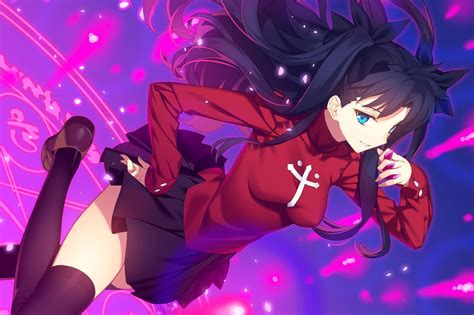 Wallpaper Tohsaka Rin Anime Girls Picture In Picture Fate Stay My XXX