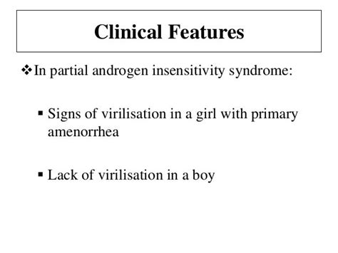 Androgen Insensitivity Syndrome Testicular Feminization Syndrome